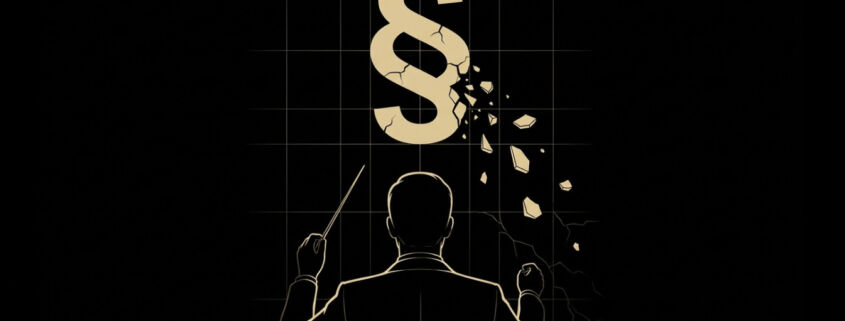 Die Erosion des Rechts - auch auf der Baustelle?